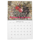 Arizona Cactus Flower Calendar Kalender (Feb 2027)
