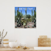 Arizona Cactus Garden Poster (Keuken)