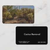 Arizona Cactus La Cholla Visitekaartjes (Voorkant / Achterkant)