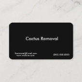 Arizona Cactus La Cholla Visitekaartjes (Achterkant)