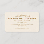 Arizona cactus landschapsarchitectuur of onroerend visitekaartje (Achterkant)