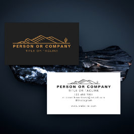 Arizona cactus landschapsarchitectuur of onroerend visitekaartje