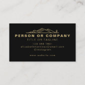 Arizona cactus landschapsarchitectuur of onroerend visitekaartje (Achterkant)