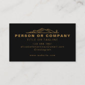 Arizona cactus landschapsarchitectuur of onroerend visitekaartje (Achterkant)