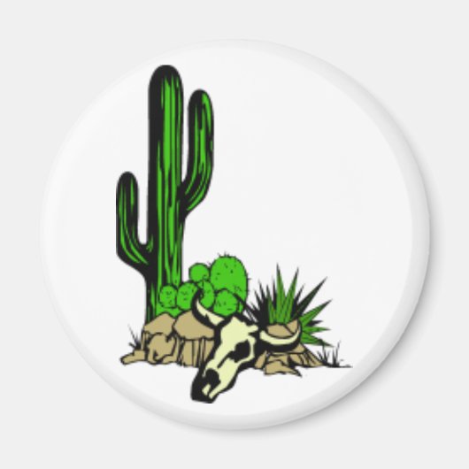 Arizona Cactus Magnet (Voorkant)