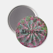 Arizona Cactus Photo Red Barrel Desert Plant Magneet (Voorkant / Achterkant)