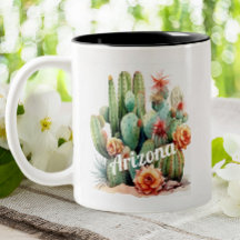 Arizona Cactus Waterverf Tuin Huis Planten