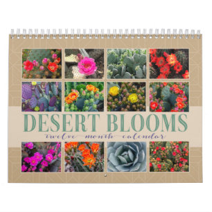 Arizona Cactus Woestijnbloemen kiezen je jaar Kalender