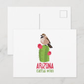 Arizona Cactus Wren Briefkaart (Voorkant / Achterkant)