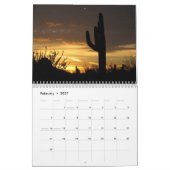 Arizona Calendar Kalender (Feb 2027)