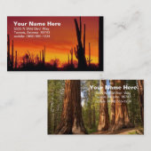 Arizona California Calling Card Contactkaartje (Voorkant / Achterkant)