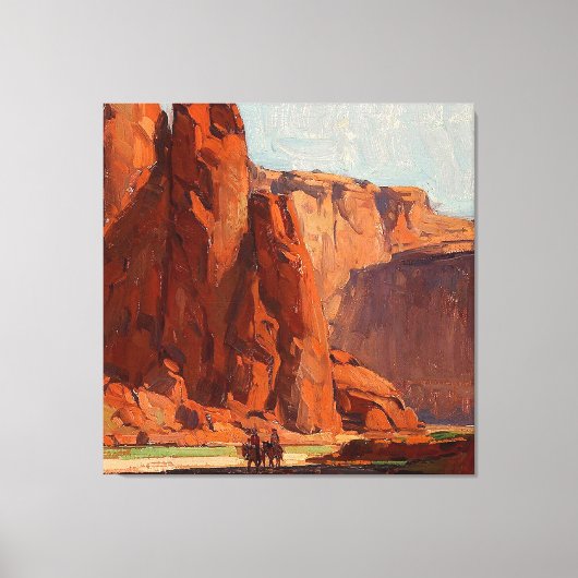 “Arizona Canyon” door Edgar Payne Canvas Afdruk (Voorkant)