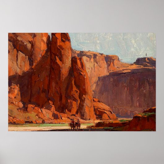“Arizona Canyon” door Edgar Payne Poster (Voorkant)