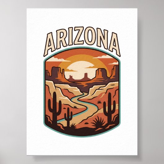 Arizona Canyon Erfgoed Poster (Voorkant)