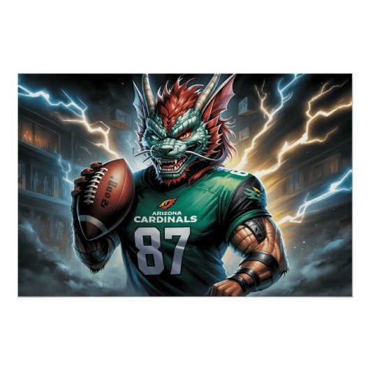 Arizona Cardinals 6 Perfect Poster (Voorkant)