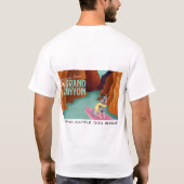 Arizona Cattle Dog Rescue - Grand Canyon 2 T-shirt (Achterkant)
