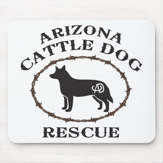 Arizona Cattle Dog Rescue Muismat (Voorkant)
