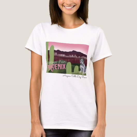 Arizona Cattle Dog Rescue - Phoenix T-shirt (Voorkant)