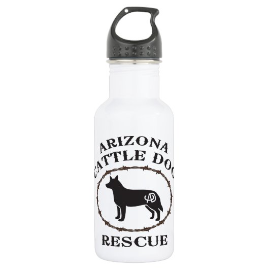 Arizona Cattle Dog Rescue Waterfles (Voorkant)