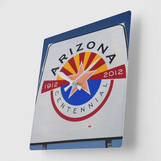 Arizona Centennial Sign Wall klok (Hoek)