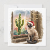 Arizona Christmas in Desert Greeting card (Voorkant)