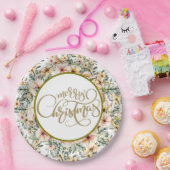 Arizona Christmas in Desert Papieren Bordje (Feest)