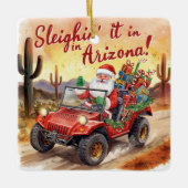 Arizona Christmas themed  Keramisch Ornament (Voorkant)