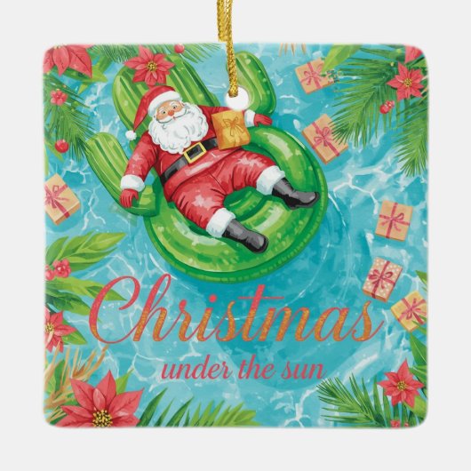 Arizona Christmas themed  Keramisch Ornament (Voorkant)