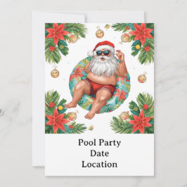 Arizona Christmas themed Pool Party Kaart