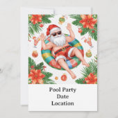 Arizona Christmas themed Pool Party Kaart (Voorkant)