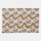 Arizona Christmas themed with Santa Pool party  Theedoek (Horizontaal)