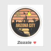 Arizona City, Arizona Sticker (Vel)