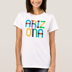 Arizona Classic Colorful 80s Pop Art T-shirt