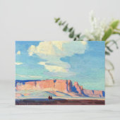 Arizona Clouds van Edgar Payne Bedankkaart (Staand voorkant)