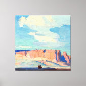 Arizona Clouds van Edgar Payne Canvas Afdruk (Voorkant)