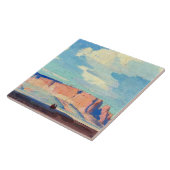 Arizona Clouds van Edgar Payne Tegeltje (Zijkant)