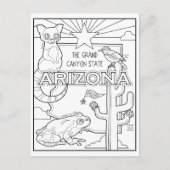 Arizona Collage Briefkaart (Voorkant)