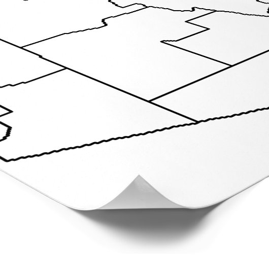 Arizona County's Blank overzicht (Hoek)