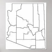 Arizona County's Blank overzicht (Voorkant)