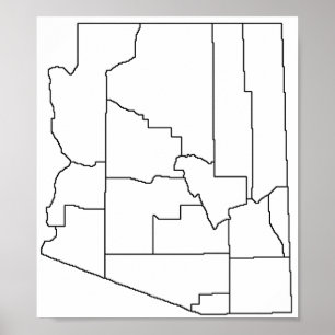 Arizona County's Blank overzicht