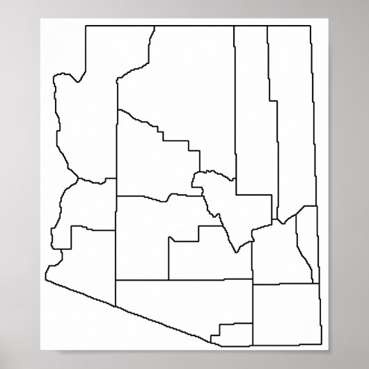 Arizona County's Blank overzicht (Voorkant)
