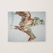 Arizona Cowboy, 1901 (papier voor wasbakkerij) Legpuzzel (Horizontaal)