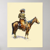 Arizona Cowboy  1907 Frederic Remington Pos Poster (Voorkant)