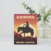 Arizona Cowboy Briefkaart (Staand voorkant)