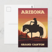 Arizona Cowboy Briefkaart (Voorkant / Achterkant)