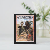 Arizona Cowboy in Big Tent Theater Briefkaart (Staand voorkant)