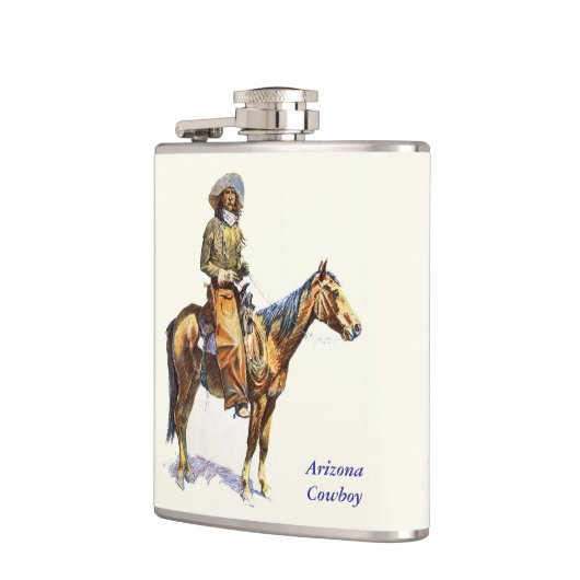 Arizona Cowboy Remington Fine Art Heupfles (Links)