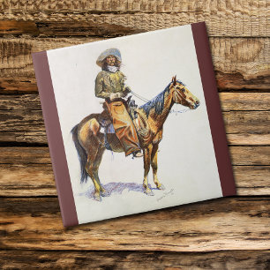 Arizona Cowboy Remington Tegel Tegeltje