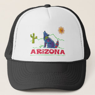 Arizona Coyote Howl Trucker Pet