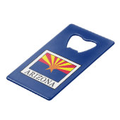 Arizona Creditkaart Flessenopener (Voorkant Gekanteld)